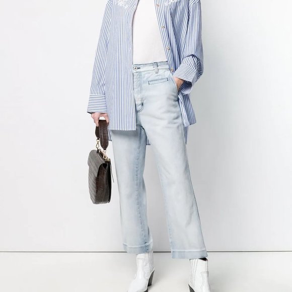 Coach Oversized Floral Embroidery Shirt - Picture 8 of 9